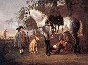 CUYP, Aelbert Grey Horse in a Landscape dfg oil painting picture wholesale